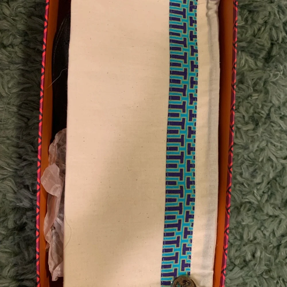 TORY BURCH BALLET 7.5 BLACK - Picture 7 of 7